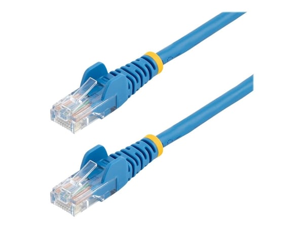 Startech 0.5m Blue Cat5e / Cat 5 Snagless Ethernet Patch Cable 0.5 m - Koblingskabel - RJ-45 (hann) til RJ-45 (hann) - 50 cm - UTP - CAT 5e - uten ...