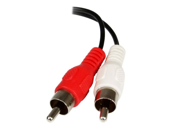 Startech 6in RCA to 3.5mm Female Cable - Audio to RCA Cable - 3.5mm Female to 2x RCA Male - Aux to RCA - Stereo Audio Cable (MUFMRCA) - Lydkabel - ...