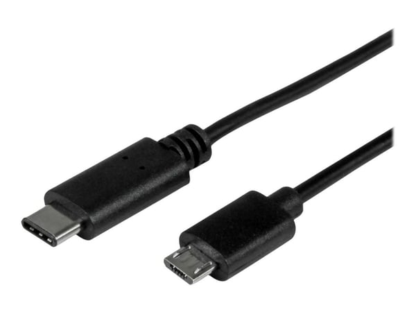 StarTech.com USB C - Micro USB -kaapeli - 0,5 m - M/M - Thunderbolt 3 -yhteensopiva - Micro USB -kaapeli -USB Type C - Micro USB -kaapeli (USB2CUB5...