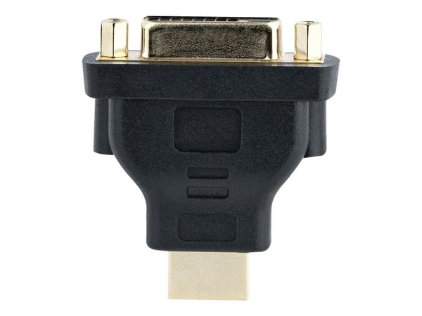 Startech HDMI Male to DVI Female - HDMI to DVI-D Adapter - Bi-Directional - DVI to HDMI (HDMIDVIMF) - Video adapter - dobbeltlenke - HDMI hann til ...