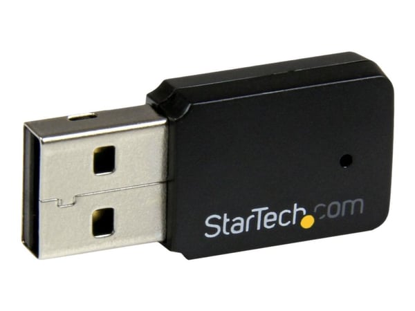 Startech USB 2.0 AC600 Mini Dual Band Wireless-AC Network Adapter - 1T1R 802.11ac WiFi Adapter - 2.4GHz / 5GHz USB Wireless (USB433WACDB) - Nettver...