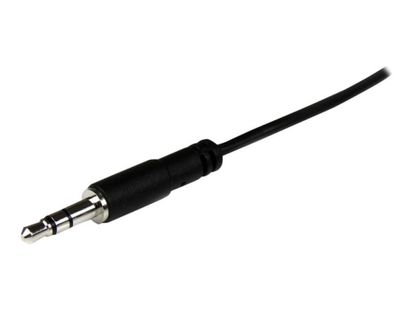 Startech 2m Slim 3.5mm Stereo Extension Audio Cable - Male / Female - Headphone Audio Extension Cable Cord - 2x Mini Jack 3.5mm - 2 m (MU2MMFS) - L...