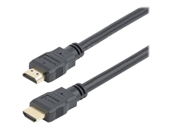 Startech 0.3m 1ft Short High Speed HDMI Cable - Ultra HD 4k x 2k HDMI Cable - HDMI M/M - 30cm HDMI 1.4 Cable - Audio/Video Gold-Plated (HDMM30CM) -...