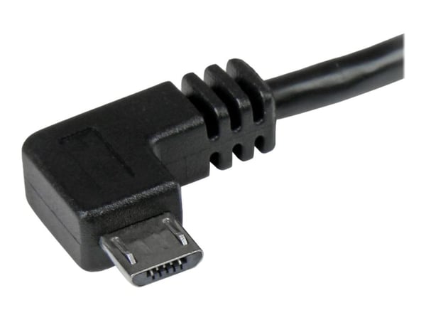 StarTech.com 2m 6 ft Micro-USB-kaapeli suorakulmaisilla liittimillä - M/M - USB A-Micro B-kaapeli - 6ft oikeakulmainen Micro-USB-kaapeli (USB2AUB2R...