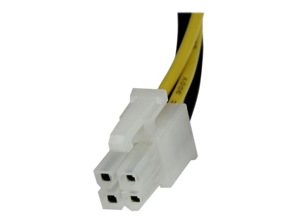StarTech 8in ATX12V 4 Pin P4 CPU Power Extension Cable - M/F - Power extension cable - 4 pin ATX12V (M) to 4 pin ATX12V (F) - 7.9 in - ATXP4EXT - S...