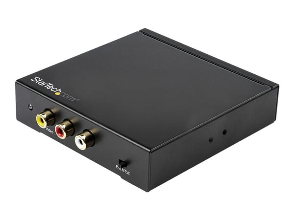 StarTech HDMI to RCA Converter Box with Audio - Composite Video Adapter - NTSC/PAL - 1080p (HD2VID2) - Videokonverter - HDMI - sammensatt video - s...