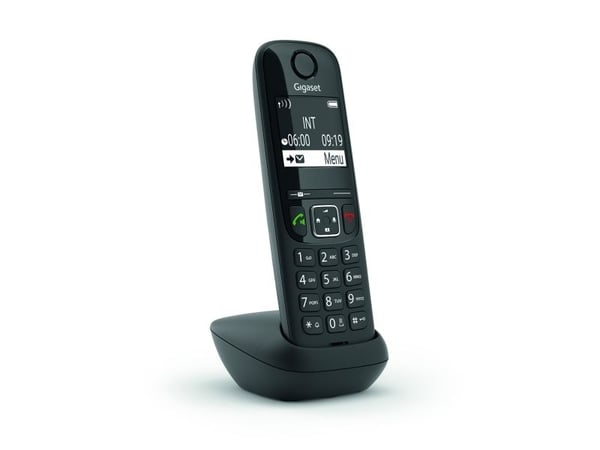 Gigaset AS690HX - Trådlös förlängningshandenhet med nummerpresentation - ECO DECT\GAP\CAT-iq - svart