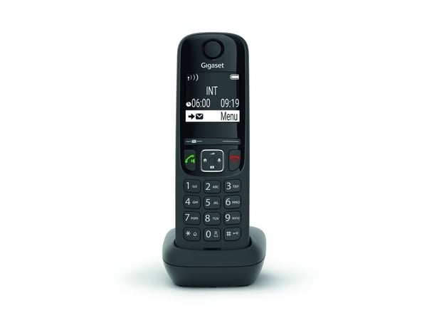 Gigaset AS690HX - Trådlös förlängningshandenhet med nummerpresentation - ECO DECT\GAP\CAT-iq - svart