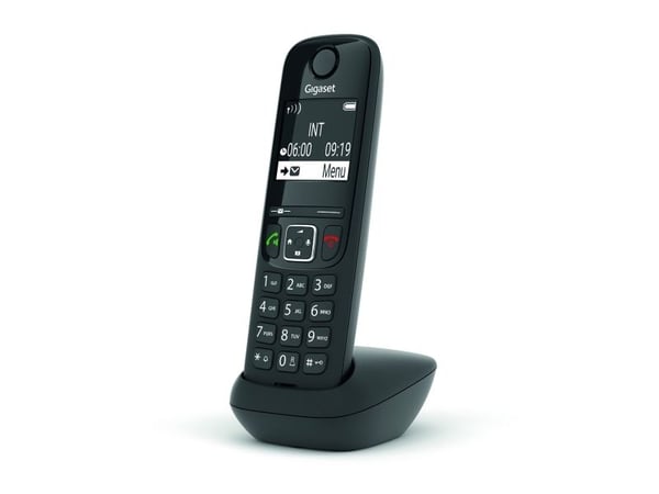 Gigaset AS690HX - Trådlös förlängningshandenhet med nummerpresentation - ECO DECT\GAP\CAT-iq - svart