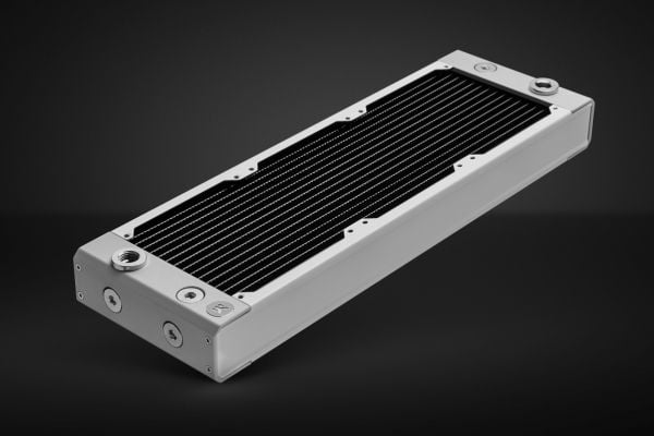 EK Water Blocks 3831109839225, Radiator, Messing, Kopper, Rustfritt stål, Hvit, 1/4", 1 stang, 130 mm
