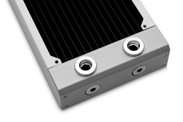 EK Water Blocks 3831109839225, Radiator, Messing, Kopper, Rustfritt stål, Hvit, 1/4", 1 stang, 130 mm
