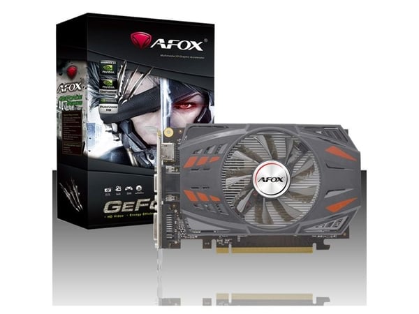 AFOX AF730-1024D3L7-V1, GeForce GT 730, 1 GB, GDDR5, 128 bit, 2560 x 1600 piksler, PCI Express 2.0