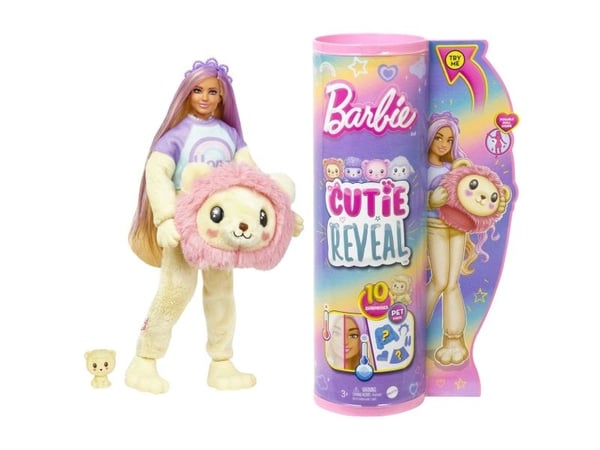 Barbie Cutie Reveal Barbie Cozy Lion Tee