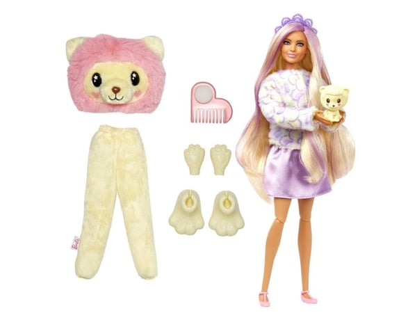 Barbie Cutie Reveal Barbie Cozy Lion Tee