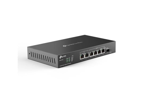 TP-Link Omada ER707-M2, Ethernet WAN, 2.5 Gigabit Ethernet, Raskt Ethernet, Gigabit Ethernet, Svart