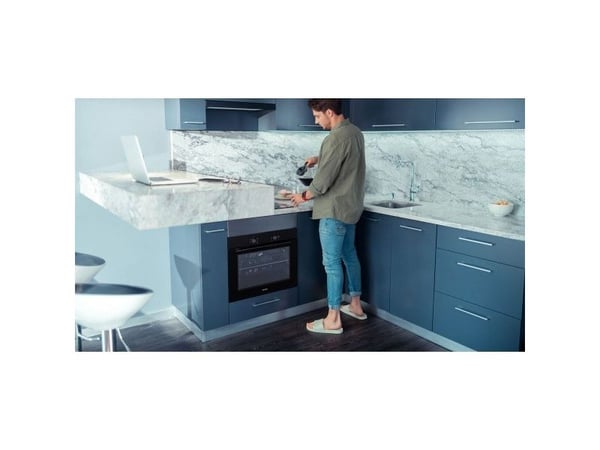 MPM-63-BO-12T innebygd stekeovn, svart