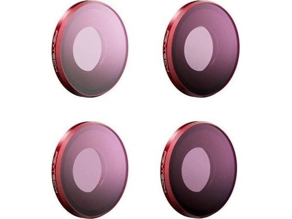 PGYTECH P-32C-012, Kameran suodatinsarja, Kaksipuolinen pinnoite, 4 kpl