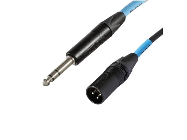 Kabel SSQ JSXM1 PRO - XLR hann - 6,3 mm stereokontakt NEUTRIK