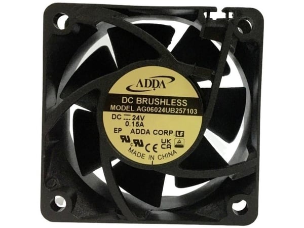 ADDA AG06024UB257103 aksialvifte 24 V/DC (L x B x H) 60 x 60 x 25 mm