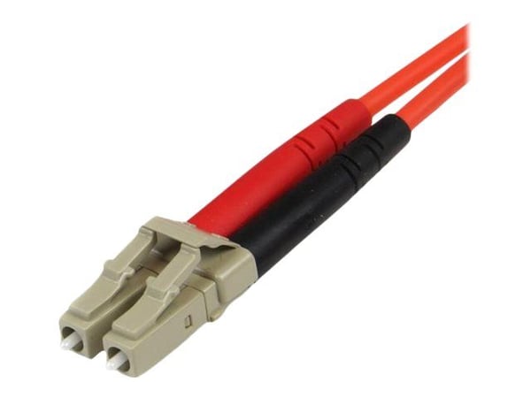 StarTech.com 1m valokuitukaapeli - Multimode Duplex 50/125 - LSZH - LC/ST - OM2 - LC to ST Fiber Patch Cable - Patchkabel - ST multimodus (han) til...