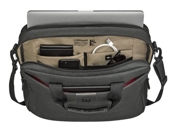Wenger MX ECO Brief - Notebookryggsekk - 16" - grå, koksgrå