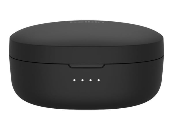Belkin SoundForm Bolt - True wireless-hodetelefoner med mikrofon - i øret - Bluetooth - svart - for Apple iPhone 14, 14 Plus, 14 Pro, 14 Pro Max; S...