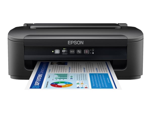 Epson WorkForce WF-2110W - Skriver - farge - ink-jet - A4/Legal - 5760 x 1440 dpi - opp til 9 spm (mono) / inntil 4.7 spm (farge) - kapasitet: 100 ...