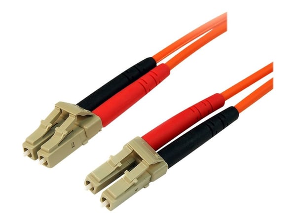 Startech 10m Fiber Optic Cable - Multimode Duplex 50/125 - LSZH - LC/LC - OM2 - LC to LC Fiber Patch Cable - Koblingskabel - LC multimodus (hann) t...