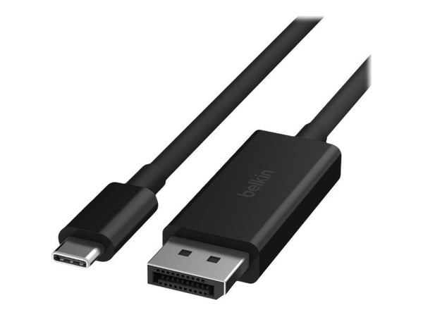 Belkin CONNECT - Adapterkabel - USB-C (hann) til DisplayPort (hann) - DisplayPort 1.4 - 2 m - 4K-støtte, 8K-støtte - svart