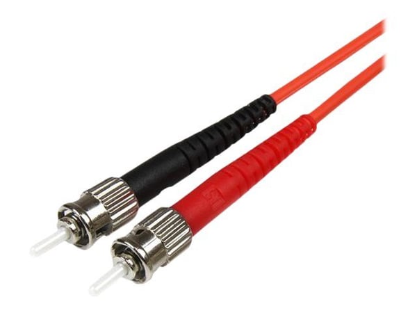 StarTech.com 1m valokuitukaapeli - Multimode Duplex 50/125 - LSZH - LC/ST - OM2 - LC to ST Fiber Patch Cable - Patchkabel - ST multimodus (han) til...