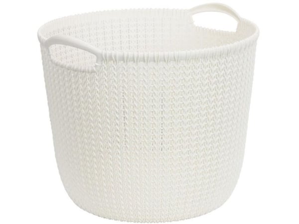 Curver Knit , 30 L, Suorakulmainen, Muovi, Beige, 380 mm, 334 mm