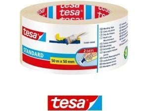 TESA Nastro i brevlim 50 mm x 50 m, 50 m, Beige, Papir, 50 mm, 1 stk
