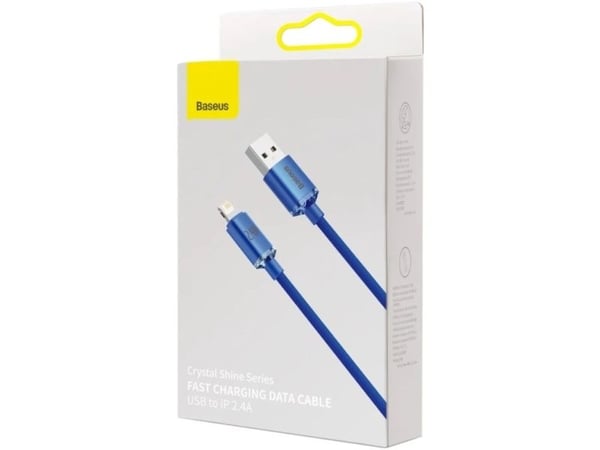 Baseus CAJY000003, 1,2 m, Lightning, USB A, Hankjønn, Hankjønn, Blå