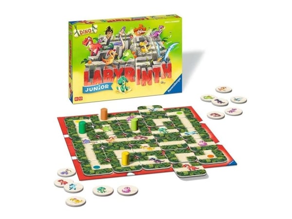 Ravensburger Dino Junior Labyrinth, Brettspill, Familie, 4 år, 15 min, Familiespill