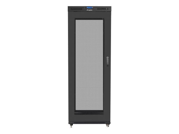 19" 27U 800X1200 MUSTA LCD-LEVY REI'ITETTY OVI LANBERG ASENNUSTELINE (FLAT PACK)