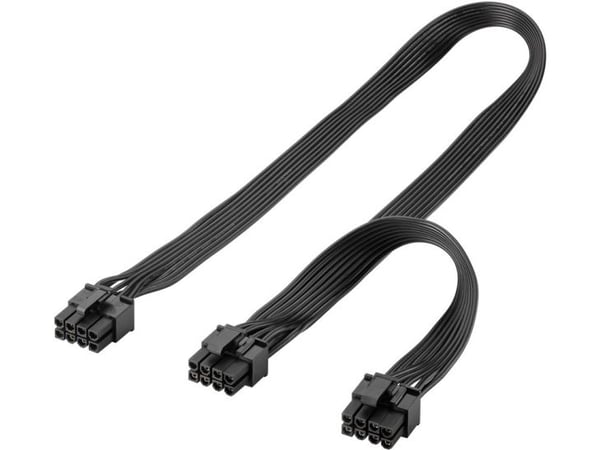 Goobay 59714, 0,23 m, ATX (8-stift), ATX (6 x 2-stift), Manlig kontakt, Manlig kontakt, Rakt