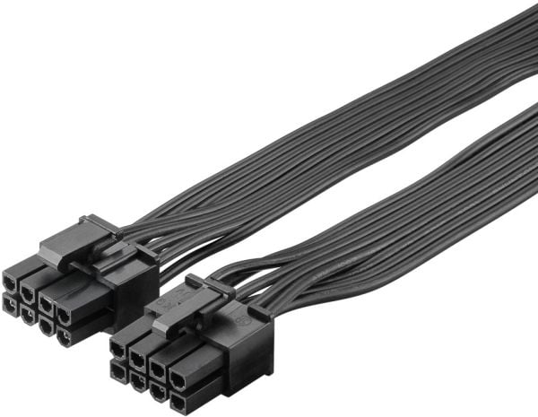 Goobay 59714, 0,23 m, ATX (8-stift), ATX (6 x 2-stift), Manlig kontakt, Manlig kontakt, Rakt