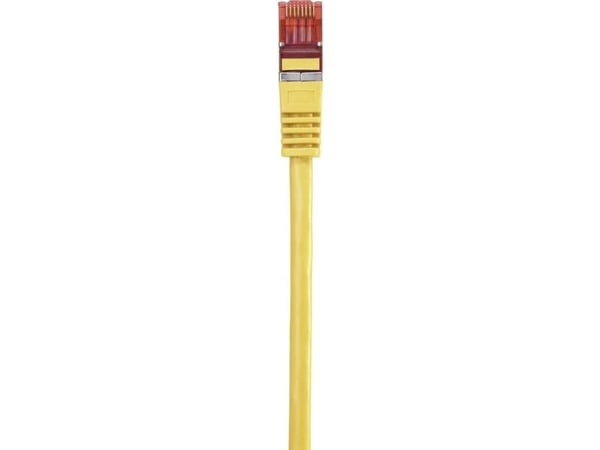 Renkforce RF-5372560, 3 m, Cat6, S/FTP (S-STP), RJ-45, RJ-45, Gult