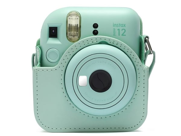 Fujifilm Instax - Eske for kamera - kunstlær - peppermyntegrønn - for Instax Mini 12