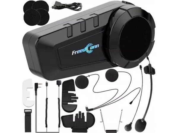 Intercom til motorcykler FREEDCONN KY-PRO SINGLE Sort