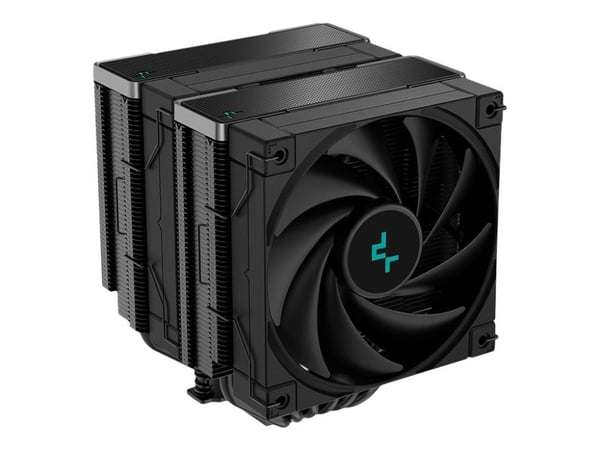 Deepcool AK620 ZERO DARK - Processorkylare - (för: LGA1155, LGA2011, LGA1150, LGA2011-3, LGA1151, AM4, LGA2066, LGA1200, LGA1700, AM5) - 120 mm - s...