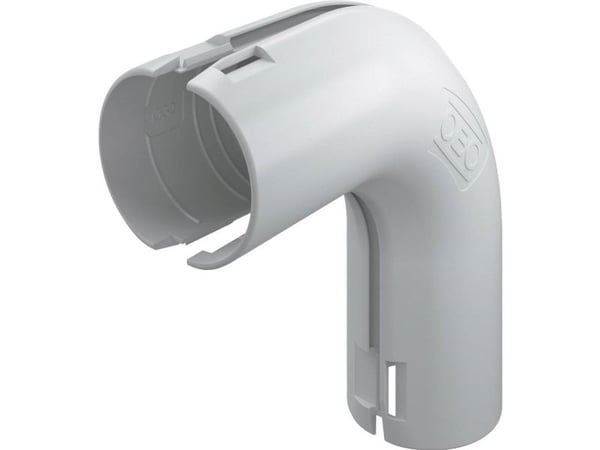 OBO 3000 BMS M32 LGR Quick-Pipe kulmakappale 90° vaaleanharmaa 2154058 (2154058)