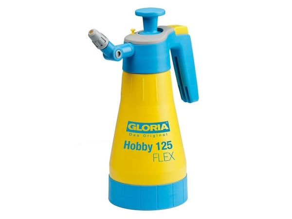 GLORIA Hobby 125, Blå, Gult, 1,25 l, Plast, 1 stykker, 1,55 l, 3 stang