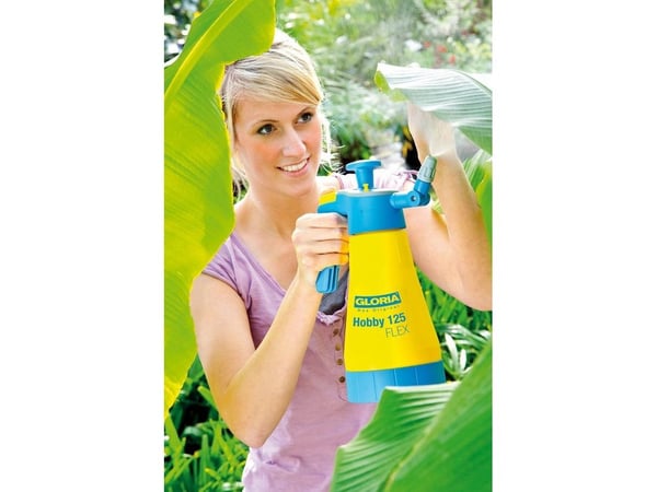 GLORIA Hobby 125, Blå, Gult, 1,25 l, Plast, 1 stykker, 1,55 l, 3 stang