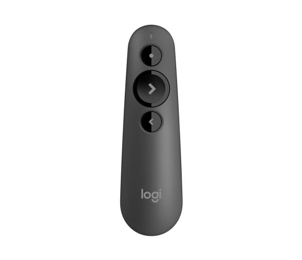 Logitech R500 - Presentationsfjärrkontroll - 3 knappar - grafit