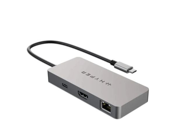 Hyper HyperDrive HDMB2 - Telakointiasema - USB-C - HDMI - GigE