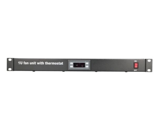 Ekstralink | Viftepanel | 19", 2 vifter, med termostat