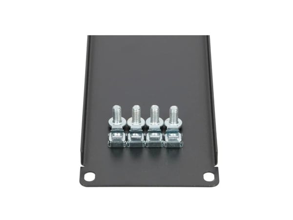 Extralink 2U 19" | Frontpanel | Svart