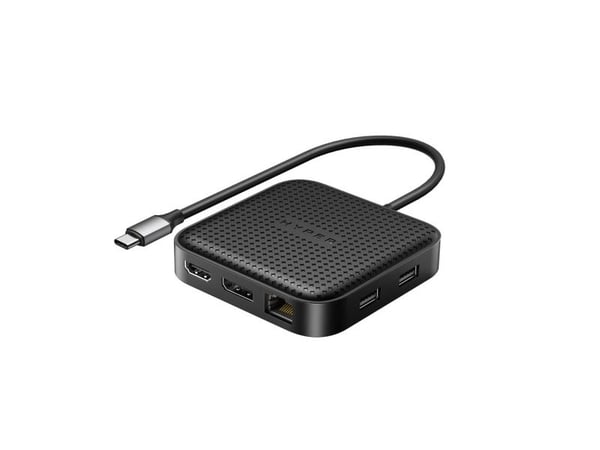 HyperDrive Mobile Dock - Dockningsstation - USB4 - HDMI, DP - 1GbE