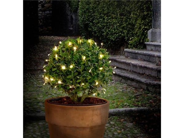 Goobay 57944, Fairy lights, Grön, Silver, Metall, Polyvinylklorid (PVC), IP44, 50 lampor, LED